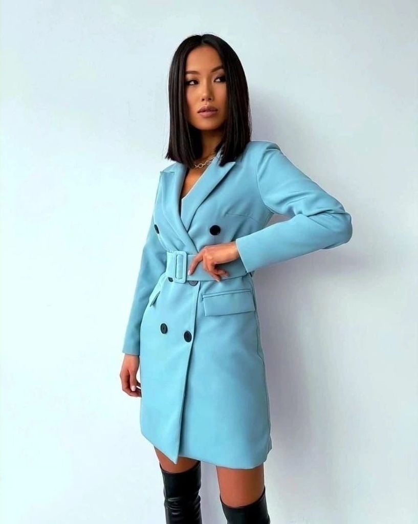 Платье С Удлиненным Пиджаком фото 25