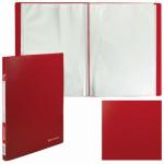 Папка  30 вклад. BRAUBERG Office, красная, 0,5мм, 222630