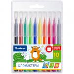 Фломастеры Berlingo Жил-был кот 10 цв., блистер, европодвес, WP00610