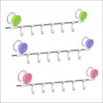 *Планка с 6-ю крючками на прис "Пуговка" 3 цв