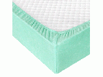 Простыня на резинке 90*200*20 трикотаж (пл.120) ментол