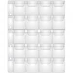 Лист для альбома OfficeSpace "Optima" на 20 монет 42*45, 180мкм, 245277