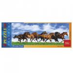 Пазл панорама 90 элементов, А4, Лошади, 290*110мм, 90ПЗ4_11524(U166321)