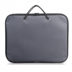 Папка на молнии с ручками А4, серая, размер 350*270 мм, 221995