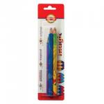 Карандаши с многоцветным грифелем KOH-I-NOOR, НАБОР  3 шт., Magic, 5,6 мм/7,1 мм, блистер,9038003002BL