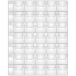 Лист для альбома OfficeSpace Optima на 35 монет 35*35, 150 мкм, 245274