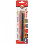 Карандаши с многоцветным грифелем KOH-I-NOOR, НАБОР  5 шт., Magic,  5,6 мм, блистер, 3406005001BL
