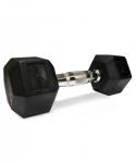Гантель обрезиненная DB-301 5 кг, черная