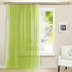 Штора вуаль 150*260 см зел. яблоко