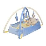 Mioshi Игровой развивающий коврик "Звёздочки" (70*55*40 см, высота борта 15 см, подвесн. игрушки, в ассорт.)