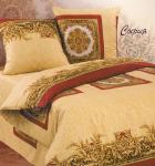 Комплект постельного белья 1,5-спальный поплин /  София