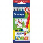 Фломастеры Berlingo Замки 06 цв., картон. уп., европодвес, WP00206