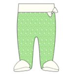 Ползунки кор.дет."Карамель" салатовый