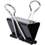 Зажимы для бумаг OfficeSpace 41 мм., 12 шт., черные, BCLBL41_1240