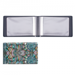 Визитница однорядная на 28 визитных, дисконтных или кредитных карт, платок, ДПС, 2054.Т11