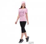 Бриджи с фигурными подрезами, карманами спереди, на манжете