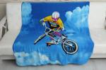 Плед детский 'Велобайкер' 130*160