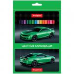 Карандаши Машинки 18 цв., заточен., картон. уп., европодвес, 229350