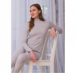 Топ с воротником стойка и длинным рукавом