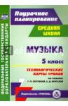 Музыка 5 кл Технол.карты урок.к уч. Г.П.Сергеевой