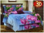 Комплект постельного белья 1,5-спальный бязь 3D / Сакура