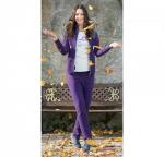 Брюки умеренного объёма, сзади карман