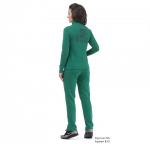 Брюки умеренного объёма, сзади карман