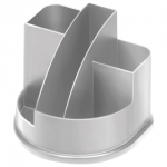 Подставка-органайзер СТАММ "Авангард", 132*122*108 мм, 5 отделений, серая, ОР51