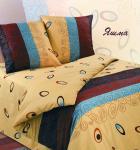 Комплект постельного белья 1,5-спальный б К-220 поплин / Яшма