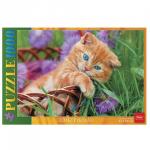 Пазл STANDARD 1000 элементов, А2, Котенок в корзинке, 450*680мм, 1000ПЗ2_14059(U188767)