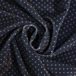 Бархат Горох т.синий 5