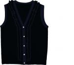 *Жилет на пуговицах с рюшей