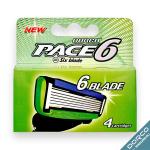  Kассеты для бритья Dorco Pace 6, 4шт.