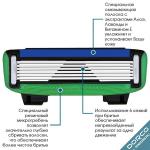  Kассеты для бритья Dorco Pace 6, 4шт.
