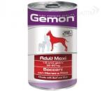 Gemon Dog Maxi консервы для собак крупных пород кусочки говядины с рисом 1250 г