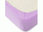 Простыня на резинке 160*200*20 трикотаж (пл.120) фиолетовый