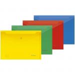 Папка-конверт на кнопке Berlingo А4, 180 мкм, ассорти, AKk_04400