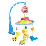 Mioshi Baby Мобиль на кроватку  "Сладкие сны" (музык., на батар., мягк. игрушки)