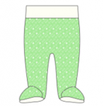 Ползунки кор.дет."Карамель" салатовый