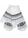 Варежки женские. Арт: солнышко орнамент/ ПН