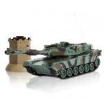 Mioshi Army Танк р/у "Осада Башни: M1A2" (36 см, башня 13 см, индик. жизни, повор. башни, свет, звук, 27МГц, камуфл.)