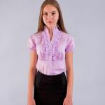 Блуза для девочки Модель 04/7-к (ср.шк)