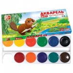 Краски акварельные ЛУЧ Zoo, 12 цв., медовые, без кисти, картонная коробка, 19 с1247-08