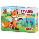 Гуашь ЛУЧ Zoo,  6 цветов по 15 мл, без кисти, картонная упаковка, 19 с1251-08