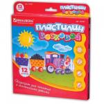 Пластилин восковой BRAUBERG 12 цв., 180г, со стеком, европодвес, 103307