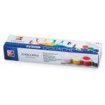 Гуашь ЛУЧ Классика,  6 цветов по 20 мл, блок-тара, без кисти, картонная упаковка, 21 с1375-08