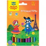 Фломастеры Мульти-Пульти Енот во Франции, 24 цв., смываемые, картон, европодвес, WP_10720