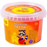 Песок для лепки Мульти-Пульти "Магический песок", оранжевый, 500 г, 2 формочки, ПС_16782