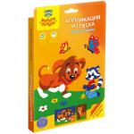 Аппликация из песка Мульти-Пульти Котенок и щенок, картонная коробка, европодвес, AP_15207