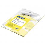 Бумага цветная OfficeSpace pale А4, 80г/м2, 50л. (желтый), 219283